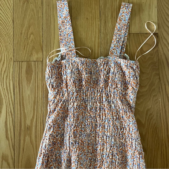 Zara crinkled print mini dress - Picture 5 of 6